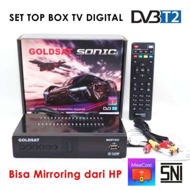 Set Top Box TV Digital GOLDSAT SONIC DVB-T2 STB Terrestrial BEST SELLER Multicolor