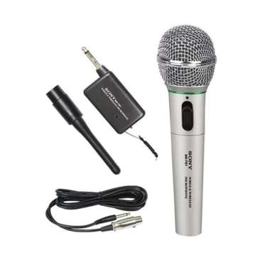 Mic Sony SN 781 Microphone Bisa wireless dan kabel TERBAIK Multicolor