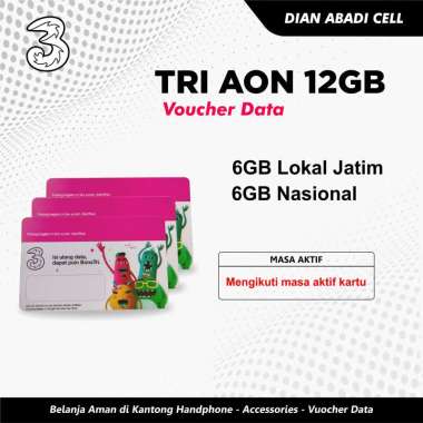 Voucher Tri AON 12GB