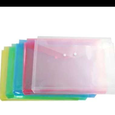 Map Kancing Plastik Folio Isi 12