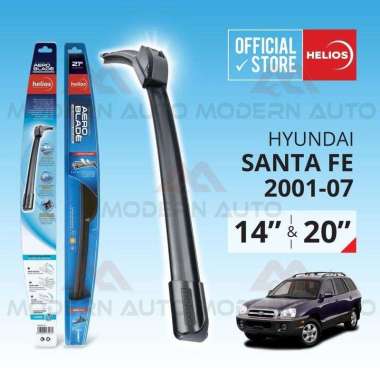 Wiper Frameless Hyundai SantaFe Santa Fe (2pcs) 2001 sd 2007 HELIOS