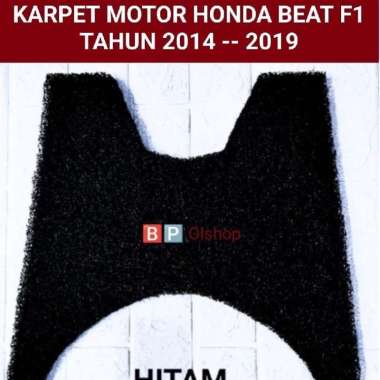 Karpet motor HONDA BEAT F1 Tahun 2014 - 2019 Serabut Hitam