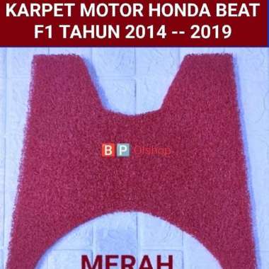 Karpet motor HONDA BEAT F1 Tahun 2014 - 2019 Serabut Merah