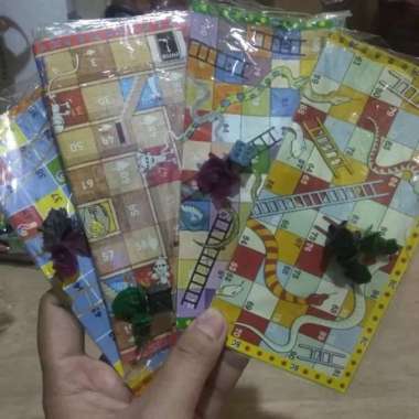 1PCS MAINAN ULAR TANGGA MINI / MAINAN ULAR TANGGA JADUL / MAINAN EDUKASI