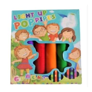 MAINAN SELANG PIPA POP TUBE LED SENSORY TOYS BISA NYALA DAN DIBENTUK HARGA PERPACK