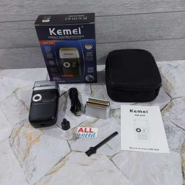 Kemei KM 2026 ORIGINAL Cukuran Jenggot Double Blade Saver Electric
