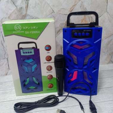 Speaker Bluetooth Karaoke SX-Y2005A - Speaker Bluetooth Portable 2005A