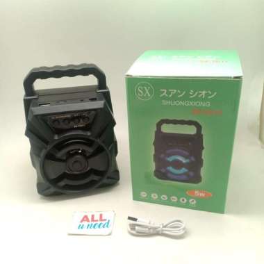 Speaker Bluetooth Portable 3" SX-2011 Speaker Wearless