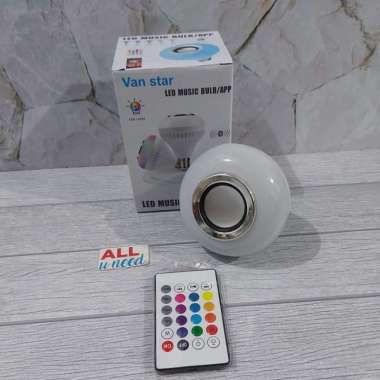 Speaker Bohlam Led Bluetooth Van Star - Speaker Bluetooth Bohlam Led