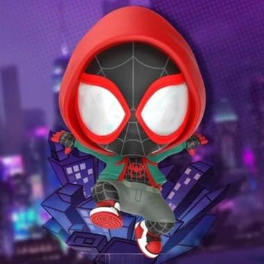 Hot Toys Spiderman Cosbaby Miles Morales Hooded HT COSB636 Action Figure