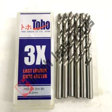 Mata Bor Besi 8 mm TOHO HSS Cobalt Stainless