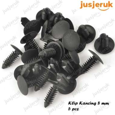 JFactory Klip Kancing Retainer Bumper Mobil 8 mm 5PCS Klip 8 mm