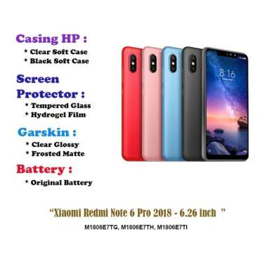 Xiaomi Redmi Note 6 Pro 2018 - 6.26 inch - Case - Screen Protector - Battery - Dll Hydrogel