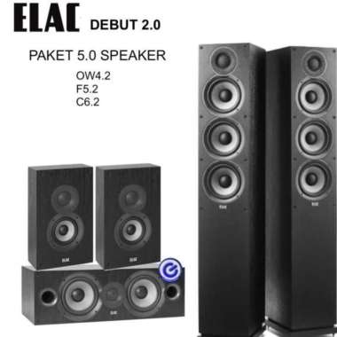 Paket home theatre Elac debut 2 5.0 speaker system