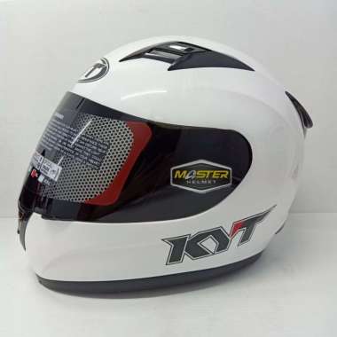 KYT R10 SOLID FULL FACE SMOKE VISOR ORIGINAL KYT L WHITE