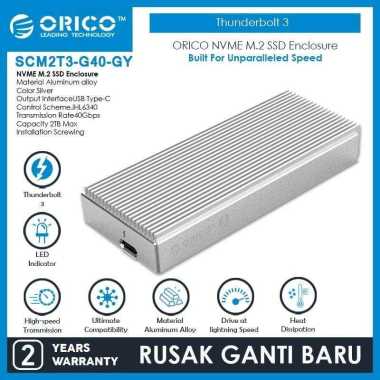 ORICO SCM2T3-G40 Thunderbolt 3 NVME M.2 SSD Enclosure