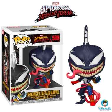 Funko POP! Marvel Spider-Man Maximum Venom Venomized Captain Marvel Action figure