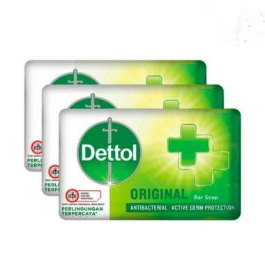 Promo Harga Dettol Bar Soap Original 100 gr - Blibli