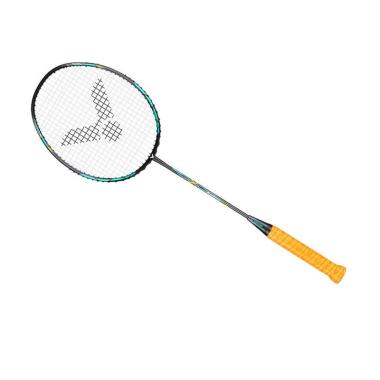 Victor 80X AuraSpeed Raket Badminton [4U] - Black green