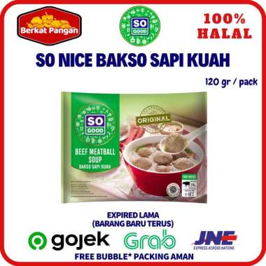 So Good Bakso Sapi Kuah / Bakso Ayam Kuah Original 120 gr Bakso Sapi