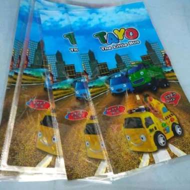 Plastik Souvenir TAYO ukuran Jumbo (besar) Large