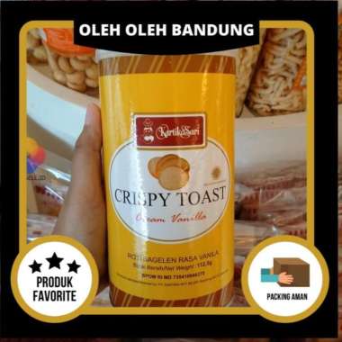 Kartika Sari Crispy Toast Vanila Kaleng - Bagelen - Oleh Oleh Bandung