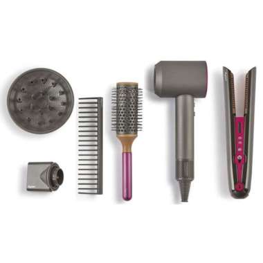 Dyson Supersonic & Corrale Deluxe Styling Set - Set Mainan Salon Anak, Mainan Hairdryer Anak, Mainan