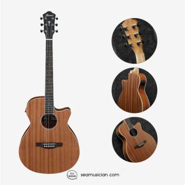 Gitar Akustik Elektrik Ibanez AEG7MH OPN Guitar Accoustik Electric Original