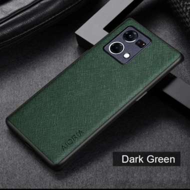 SOFT CASE OPPO RENO 7 4G CASING SLIM JEANS LEATHER AlORIA ORIGINAL Hijau