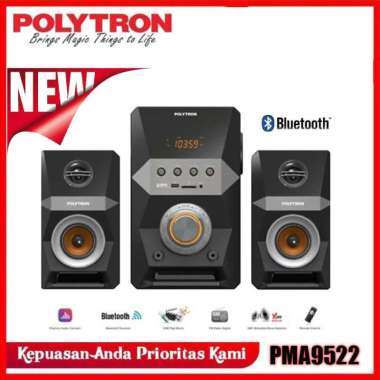 POLYTRON SPEAKER BLUETOOTH PMA 9522 PMA9522 100% ORI - null