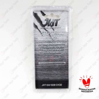 JHT 0432 Mata Bor Pagoda 4-32 mm SATUAN - Step Drill Besi Kerucut