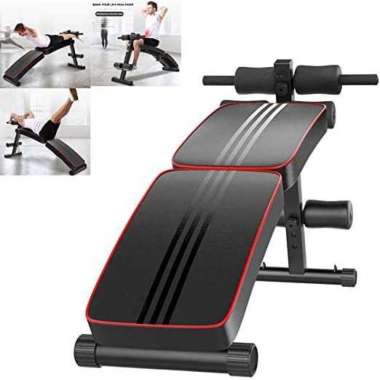 JFactory Alat Fitness Gym Kursi Bench Press Abdominal Foldable