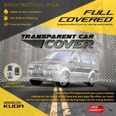 Body Cover Sarung Mobil Plastik MITSUBISHI KUDA Tebal Anti Air WATERPROOF
