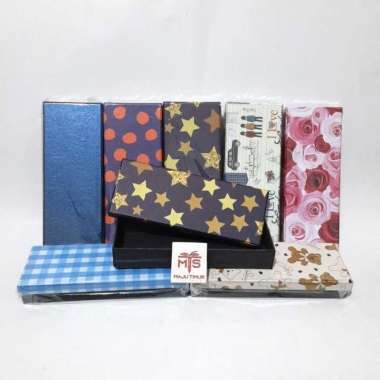 Kotak Kado Kecil / Kotak Pensil Kecil Boat Motif Multicolor
