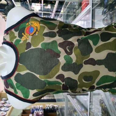 Singlet Loreng Marinir Jangkar | Singlet loreng KKO Marinir logo | Singlet