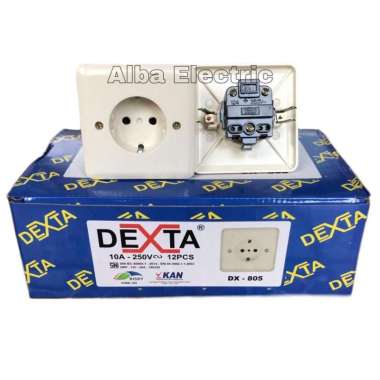 IB Stop Kontak Dexta / Inbow / Tanam Tembok /Colokan Cewe Dexta Biasa