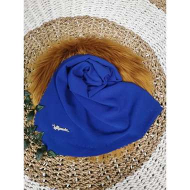 Milyarda Hijab Pashmina Lasercut Bahan Diamond 180x75 Hijab Pasmina Laser rs.co blue