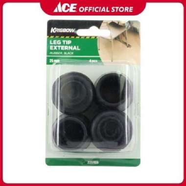 Ace - Krisbow Alas Kaki Bantalan Karet Meja Dan Kursi 2.5 Cm 4 Pcs