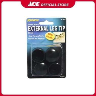 Ace - Krisbow Alas Kaki Bantalan Plastik Meja Dan Kursi 2.8 Cm 4 Pcs
