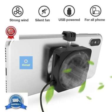 Kipas Pendingin HP Ponsel Fan Cooler Cooling HP Smart Phone (HITAM)