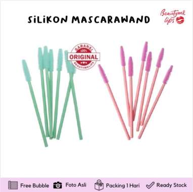 SILICONE MASCARA WAND / Spoolie / Kuas Alis (SATUAN)