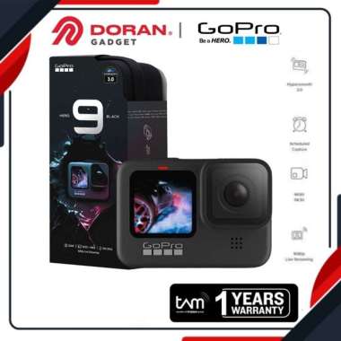 GoPro Hero 9 Black Action Camera - Original Garansi TAM 1 Tahun Black