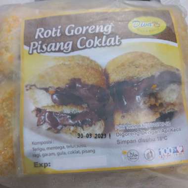 Roti goreng diva pisang coklat