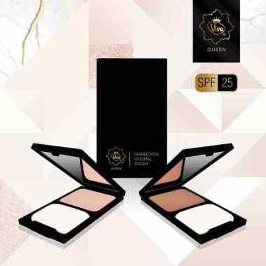 Viva Queen Perfection Natural Bright Two Way Cake/Viva Compact powder/Bedak padat viva/Bedak viva Me