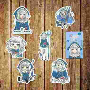 Stiker Pack Hololive - Gawr Gura [7 Pcs]