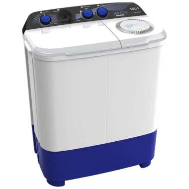AQUA - Mesin cuci aqua 2 tabung 9 kg Low Watt QW-980XT / QW 980XT