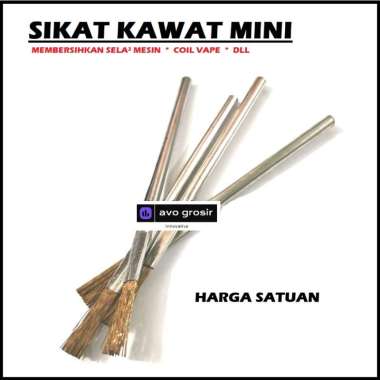 Sikat Kawat Mini Coil Brush Vape - Pembersih Sela² Mesin