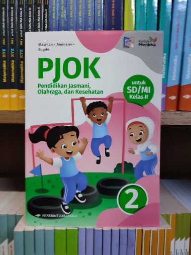 Buku PJOK Kelas 2 SD Kurikulum Merdeka Erlangga