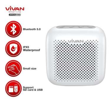 BLUETOOTH SPEAKER VIVAN VS1 IPX5 WATERPROOF