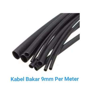 Kabel Bakar Heat Shrinkable Tubing 9mm